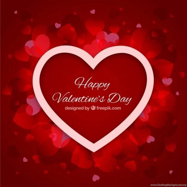 Red Heart Backgrounds Vector
