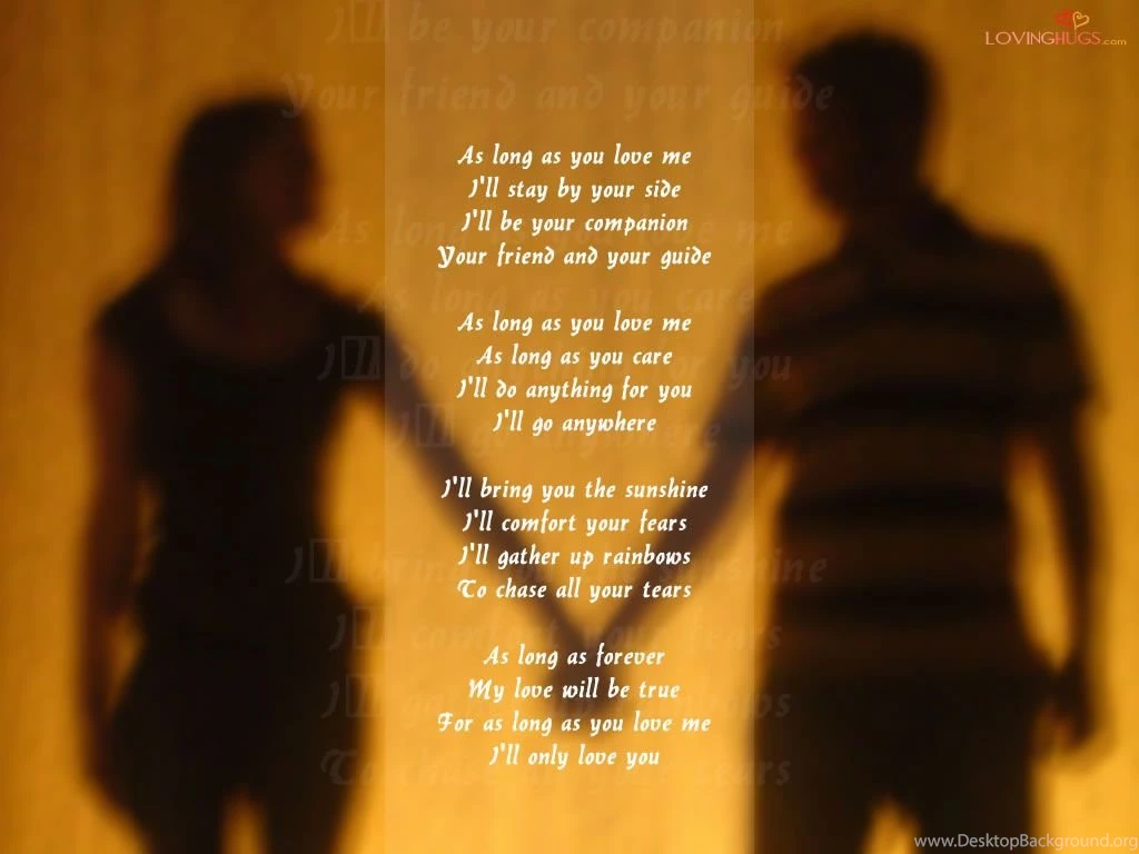 I Love You Poem Wallpaper, I Love You Wallpapers