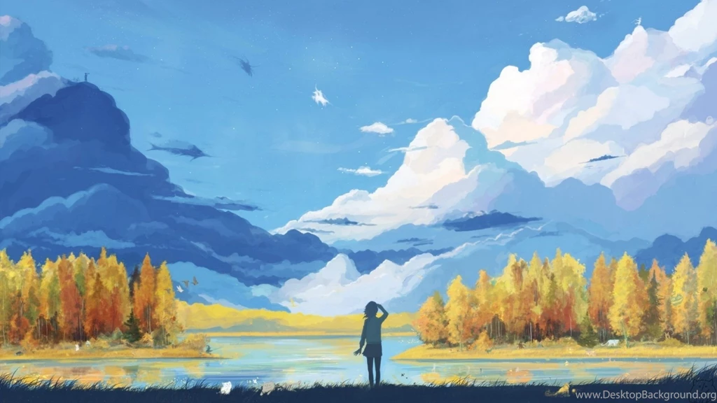 1920x1080 Anime Artwork Landscape Desktop PC And Mac Wallpapers