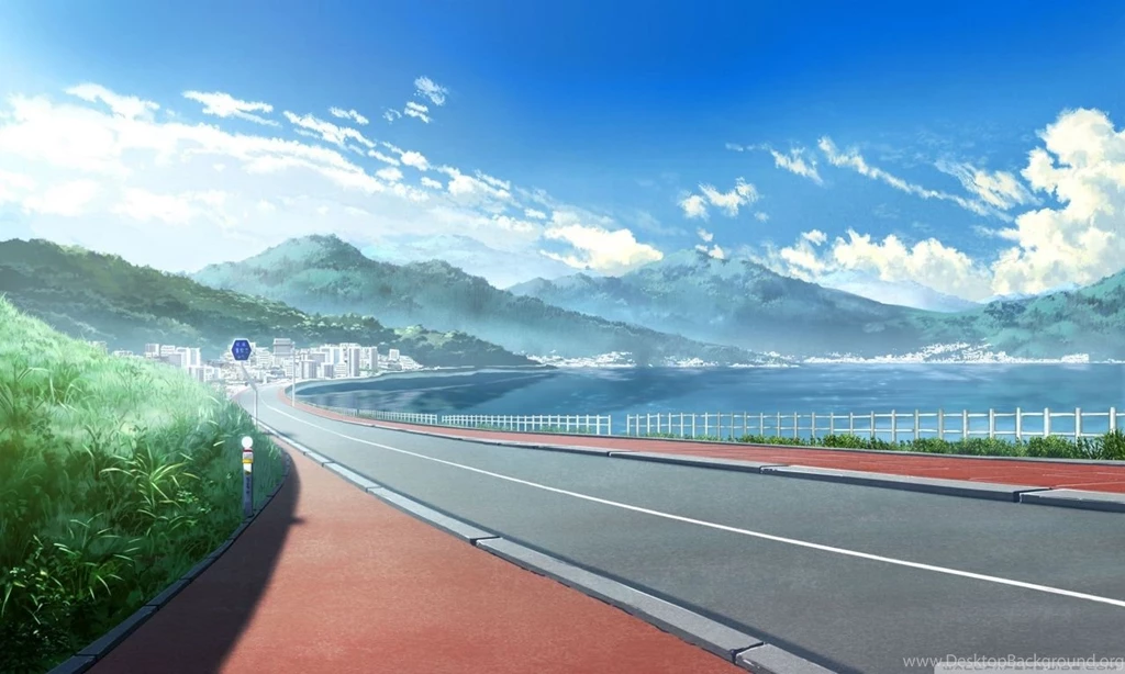 Anime Landscape HD Desktop Wallpapers : High Definition ...