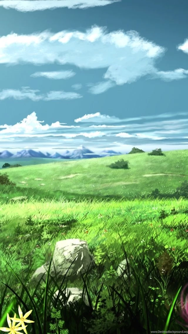Anime Landscape iPhone 5 Wallpapers