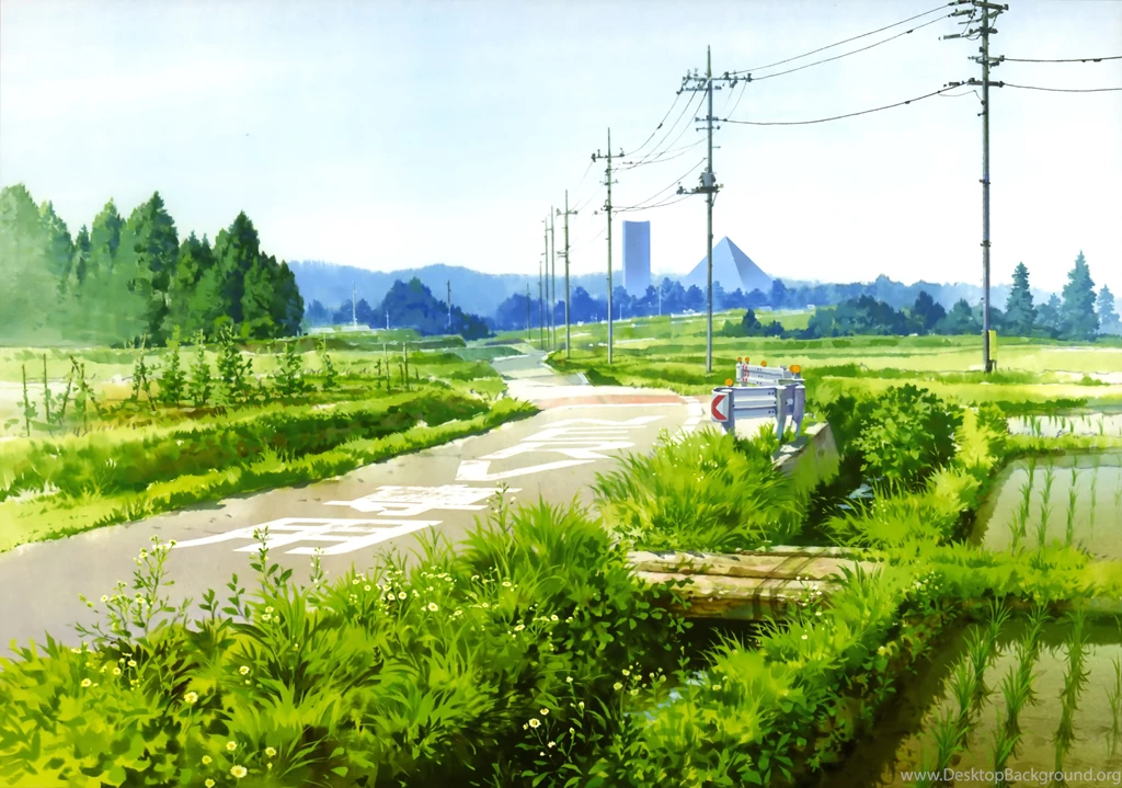 Anime Scenery On Pinterest
