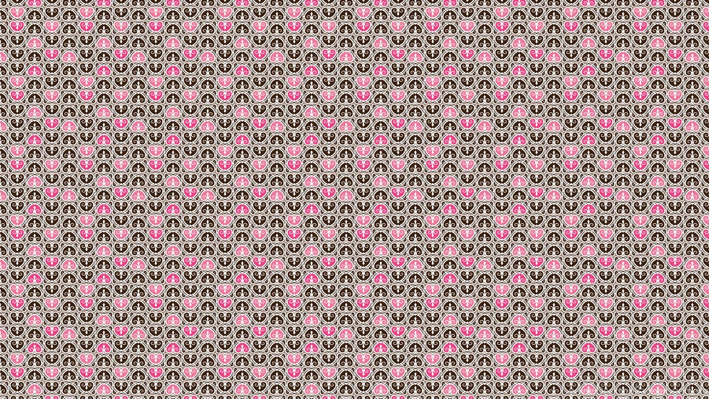 Chocolate Vintage Hearts Desktop Wallpapers