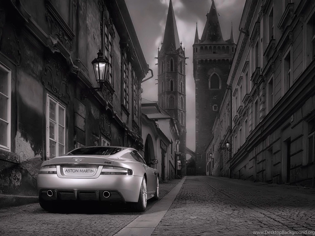 Cityscapes Cars Aston Martin Architecture Buildings Grayscale ...