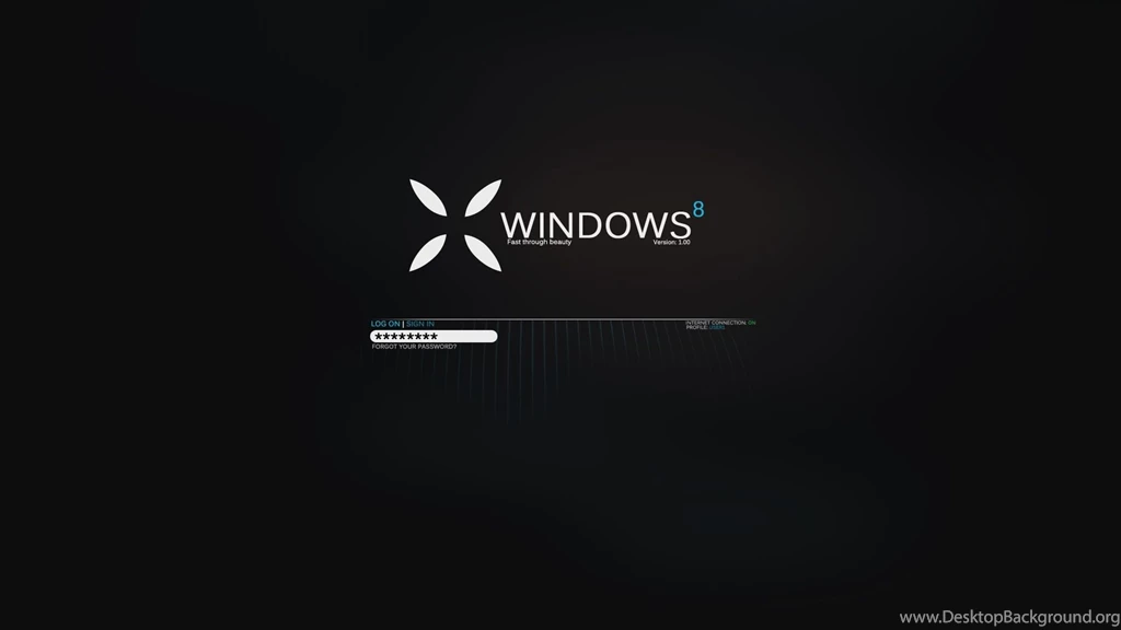 Download Wallpapers 1920x1080 Windows 8, Blue, Bw, Authorization ...