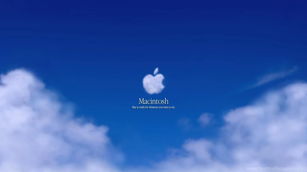 Apple Inc Logos Macintosh Sky Blue Hd Wallpapers   (