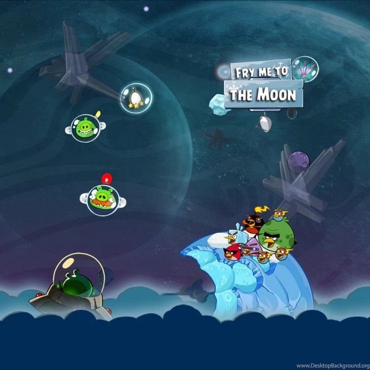 Angry Birds Space FMTTMoon iPad Wallpapers By Sal9 On DeviantArt