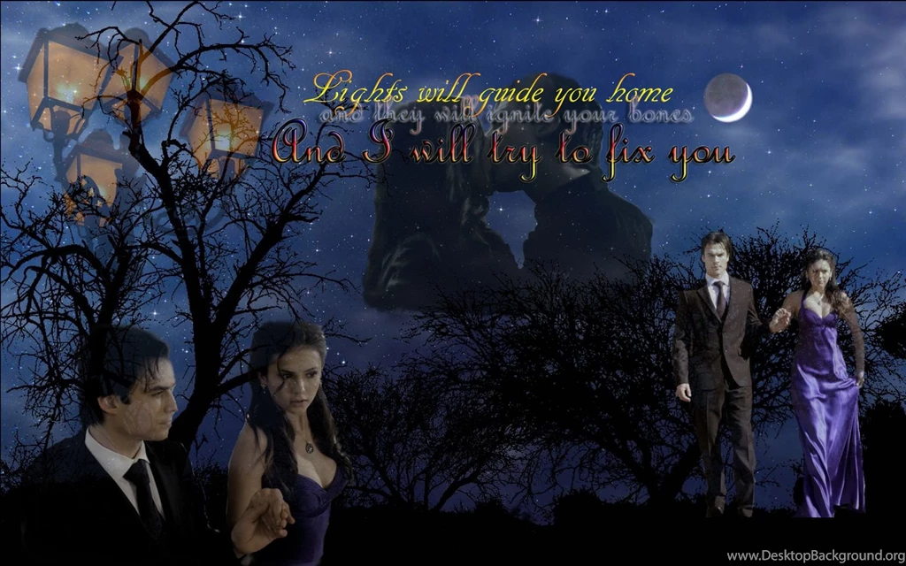 Delena   Fix You   The Vampire Diaries Wallpapers (12358929)   Fanpop
