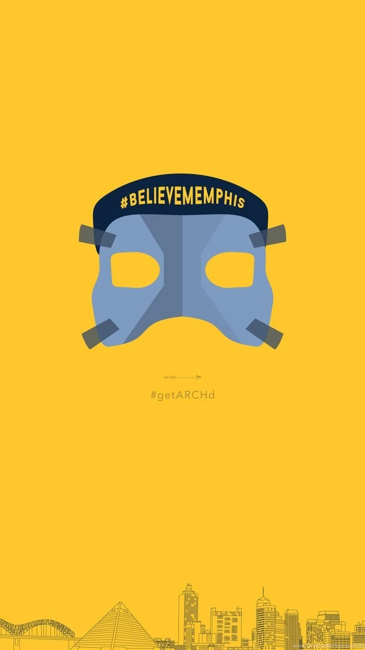 Memphis Grizzlies Mike Conley Mask, Believe Memphis, Iphone ...