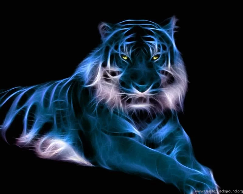 Fractal Tiger Wallpapers