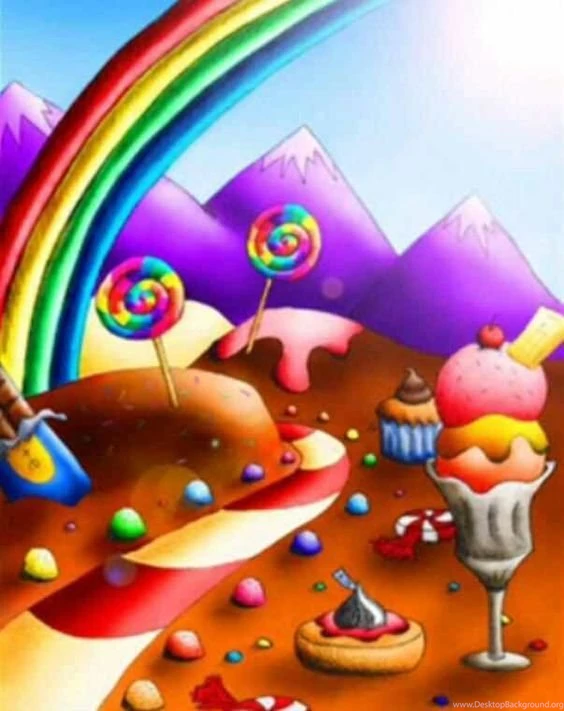 Candyland Board Game Layout