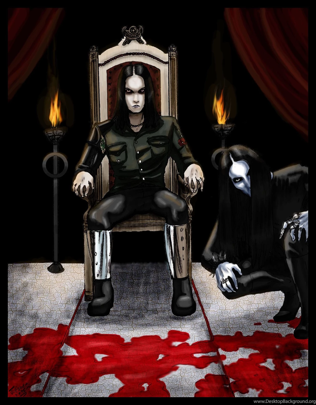 Satyricon Enthroned Color By Destinyfall On DeviantArt
