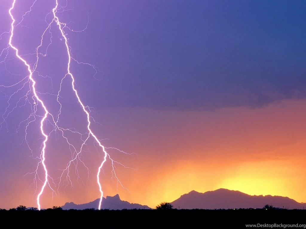 PICACHO PEAK LIGHTNING ARIZONA HD WALLPAPER (