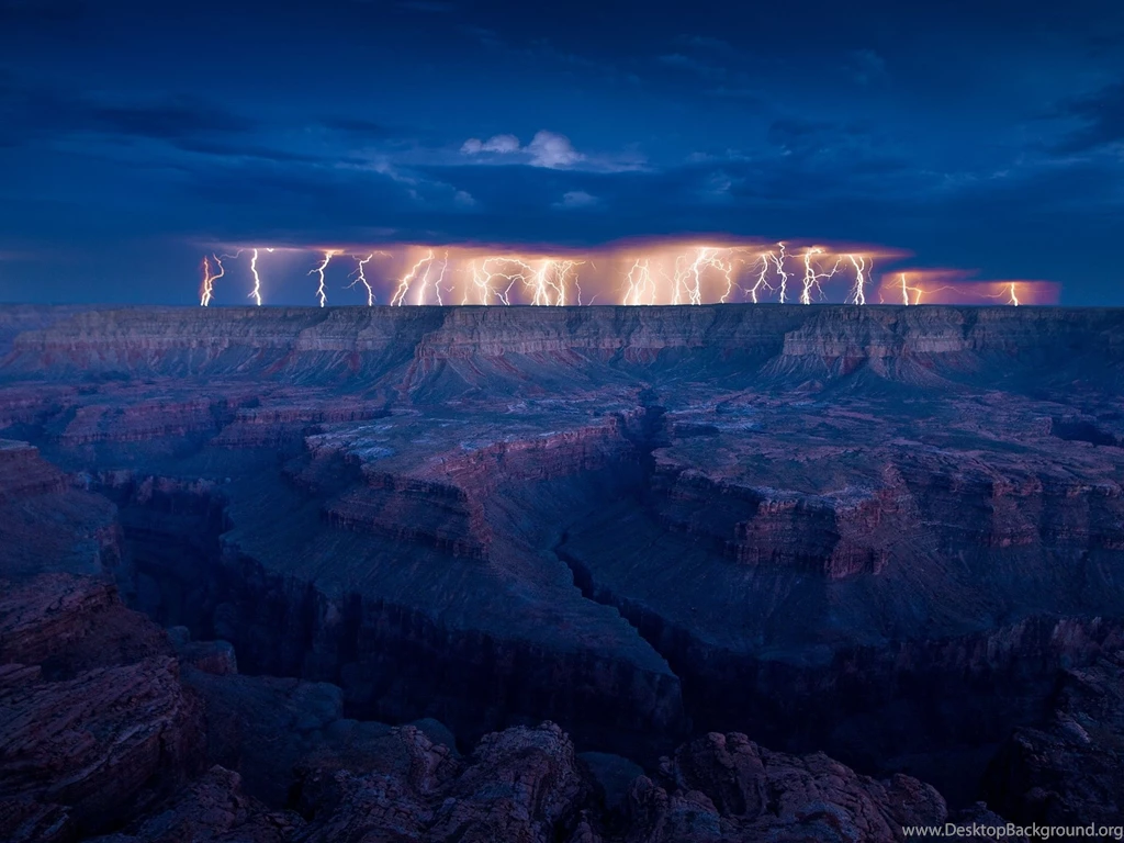 2560x1920 Grand Canyon Lightning Desktop PC And Mac Wallpapers