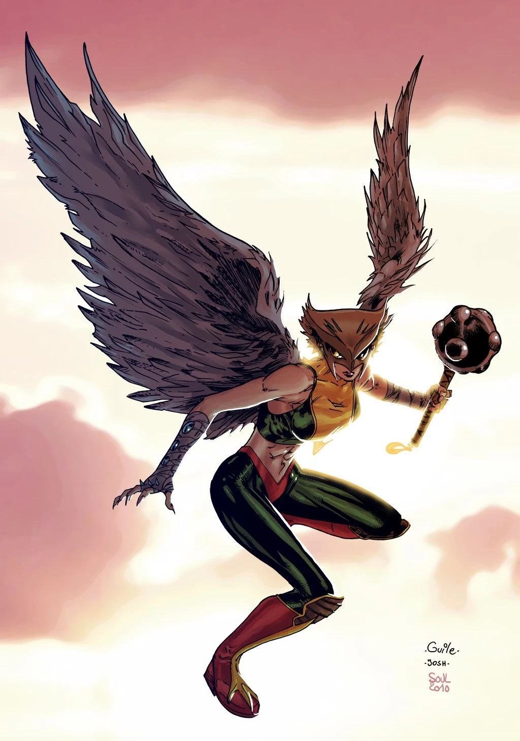 Hawkgirl   Soul Colors By SpiderGuile On DeviantArt