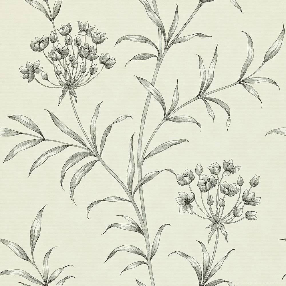 Zoffany Agapanthus Wallpapers ZPAW04003 Charcoal Design Luxuria