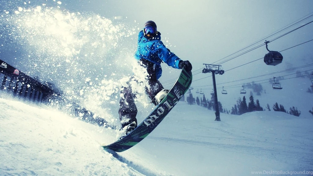 Wallpapers Snow, Winter, Snowboard, Board, Snowboarding, Ski Lift ...
