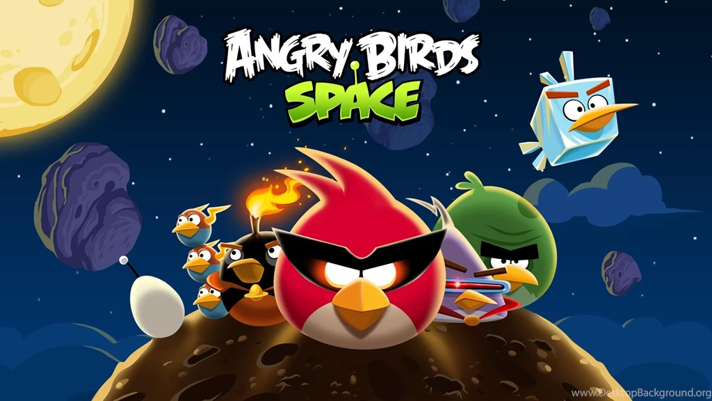 Angry Birds Space Wallpaper.