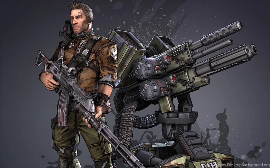Soldier Axton In Borderlands 2 HD Wide Wallpapers 2560x1600 ...