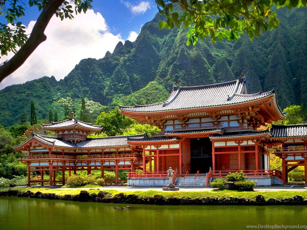 Red Asian Temple 1600x1200 Wallpapers