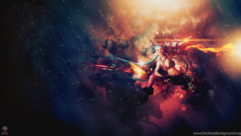 Jinx ~ League Of Legends Wallpapers By Aynoe On DeviantArt
