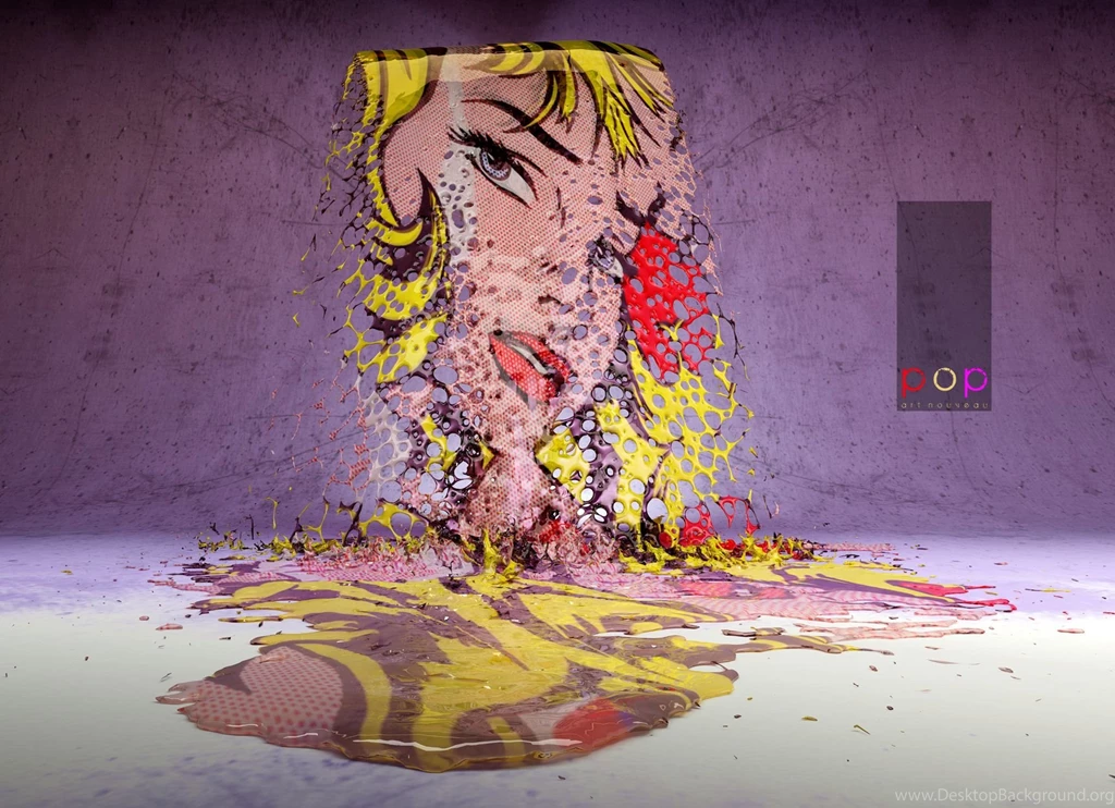 Roy Lichtenstein Realflow By Sanderx High Resolution