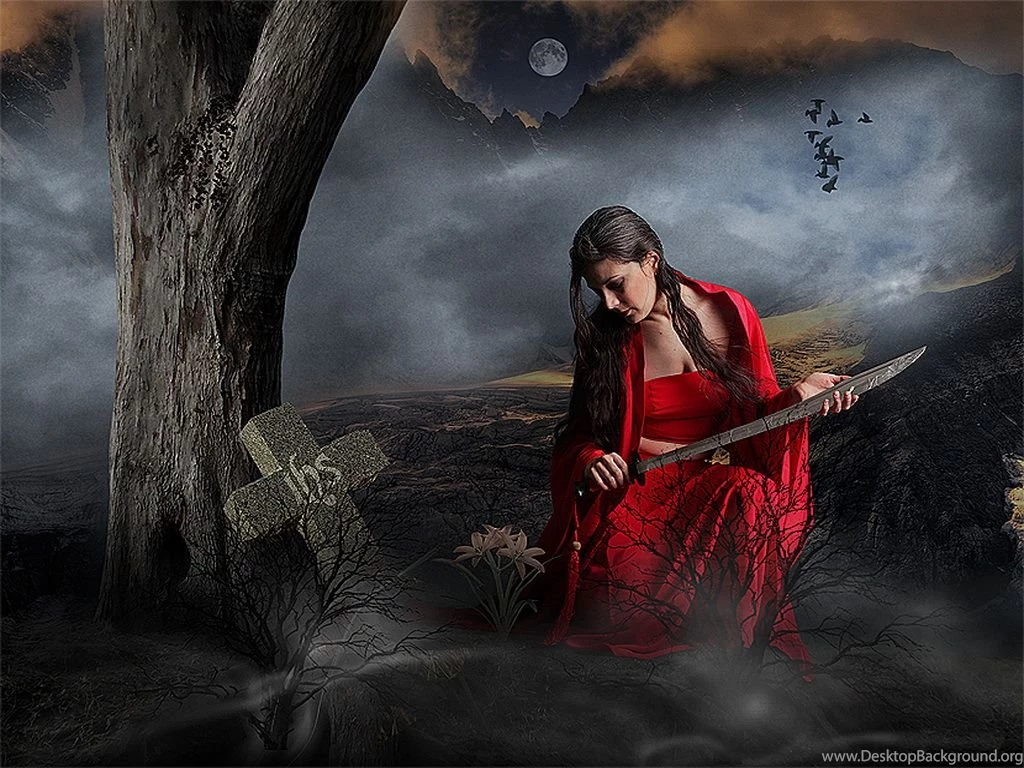 Grave End Of Life Time Dead Young Girl Miss Abstract