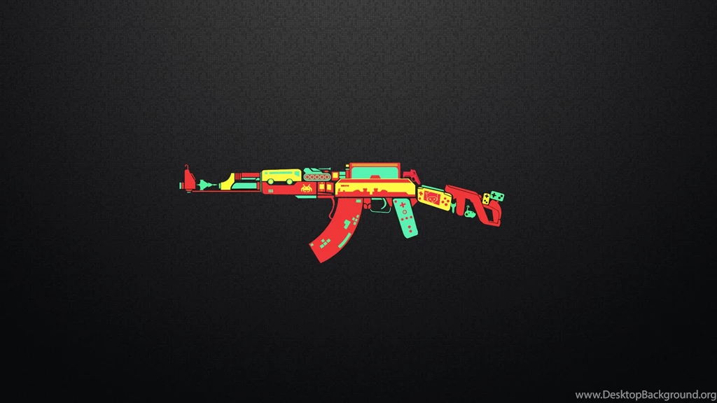 AK 47 Controller Game Weapon Funny Humor Wallpapers