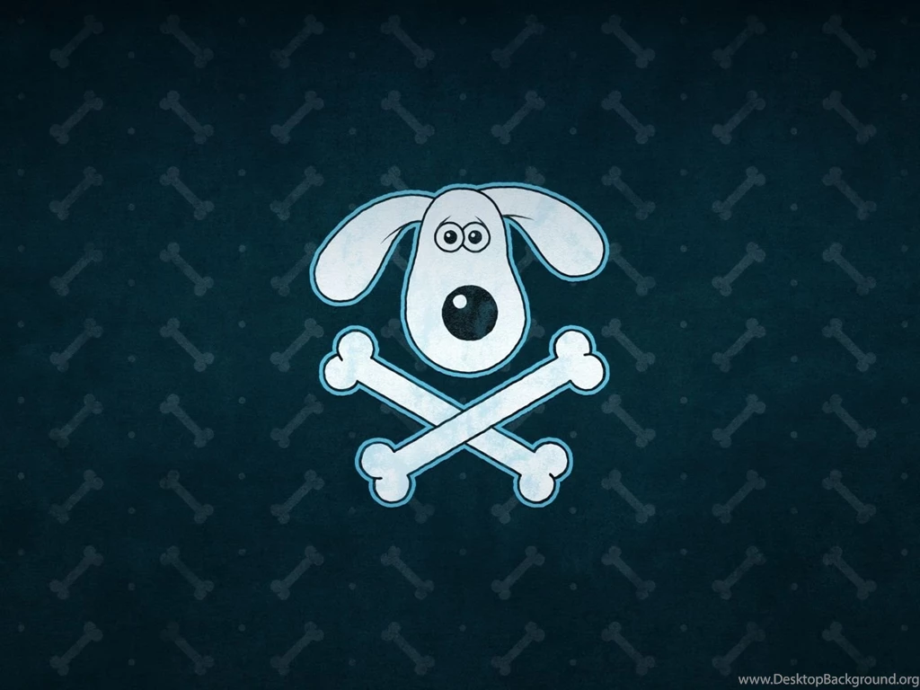 Download Wallpapers 1400x1050 Dog, Bone, Darling, Vector 1400x1050 ...