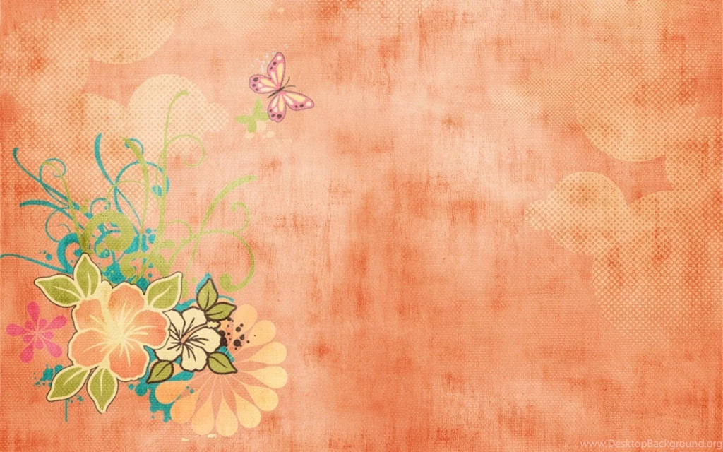 Orange Butterfly Pattern Wallpapers 19728 Backgrounds Patterns ...