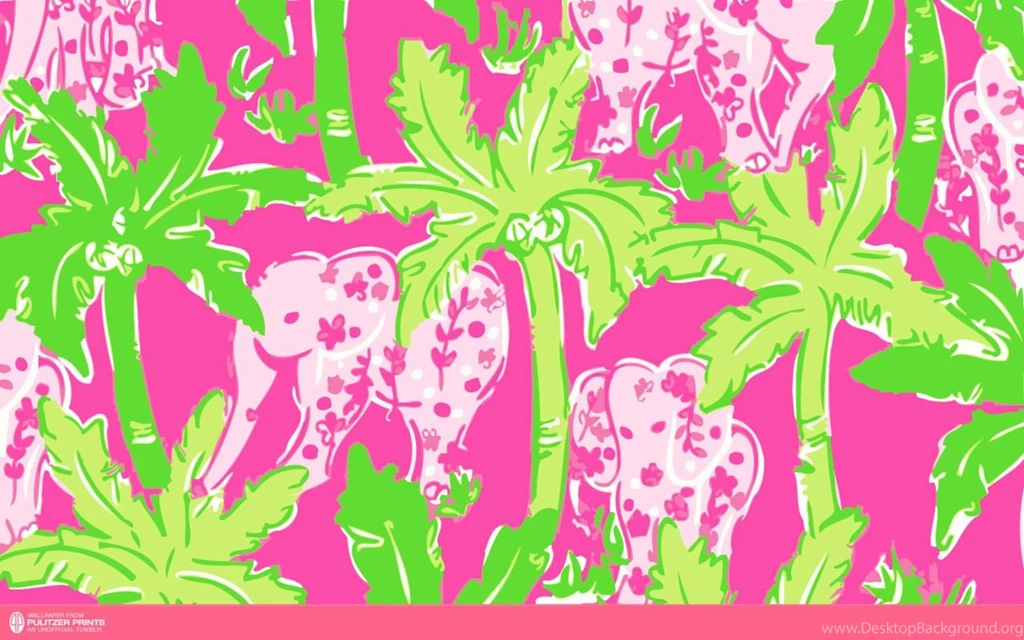Pictures > Lilly Pulitzer Wallpapers Elephants