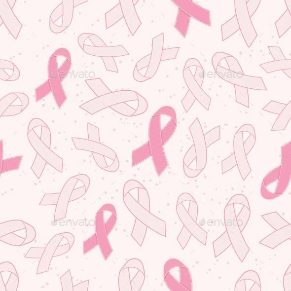 Breast Cancer Awareness Pink Ribbons Seamless