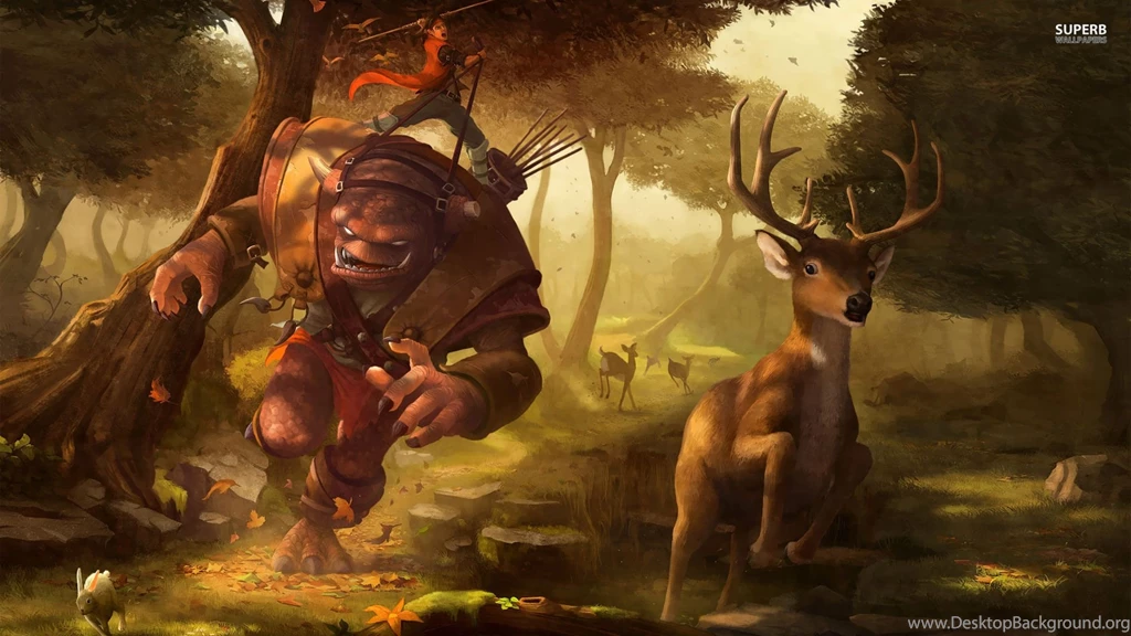 Monster Hunting Deer Wallpapers   Fantasy Wallpapers