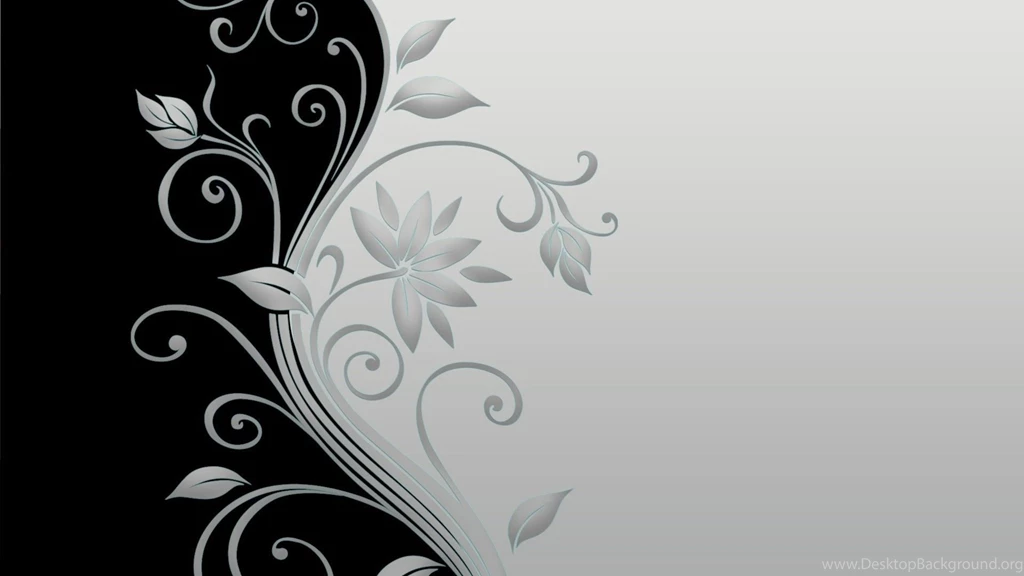 Flowers Ans Swirls Wallpapers Free Wide HD Wallpapers