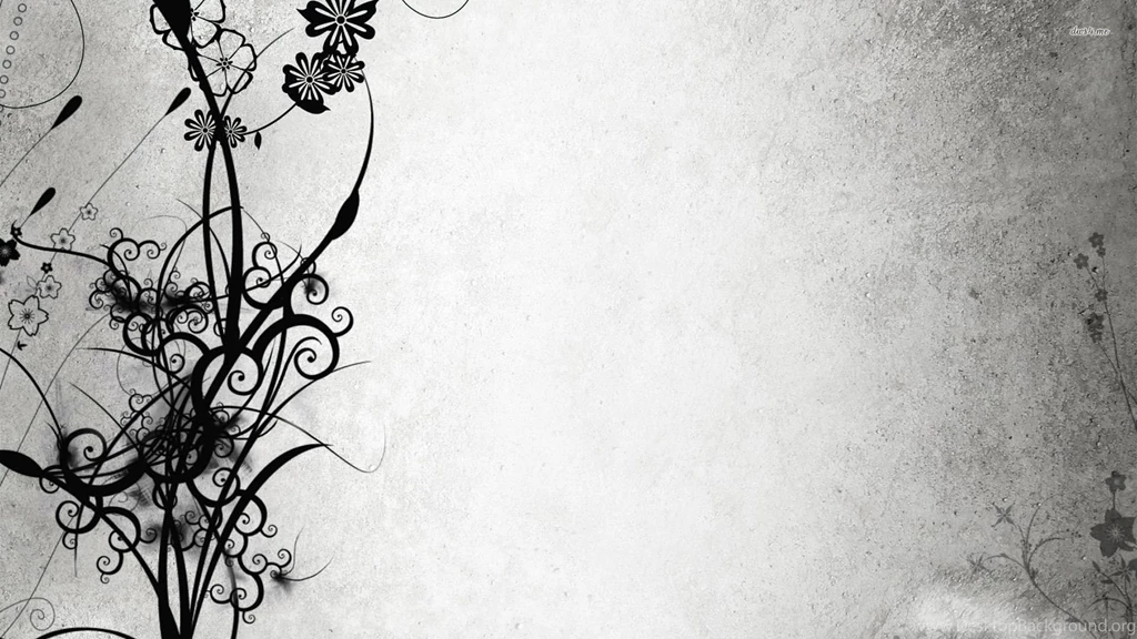 Flowers And Swirls Wallpapers Vector Wallpapers