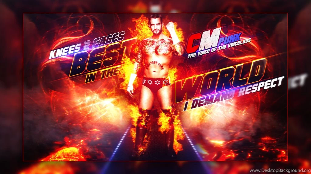 New Wwe Wallpapers Cm Punk A Man On Fire By Llliiipppsssyyy On ...