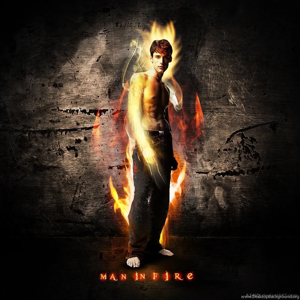 Man In Fire By Alidesignr On DeviantArt