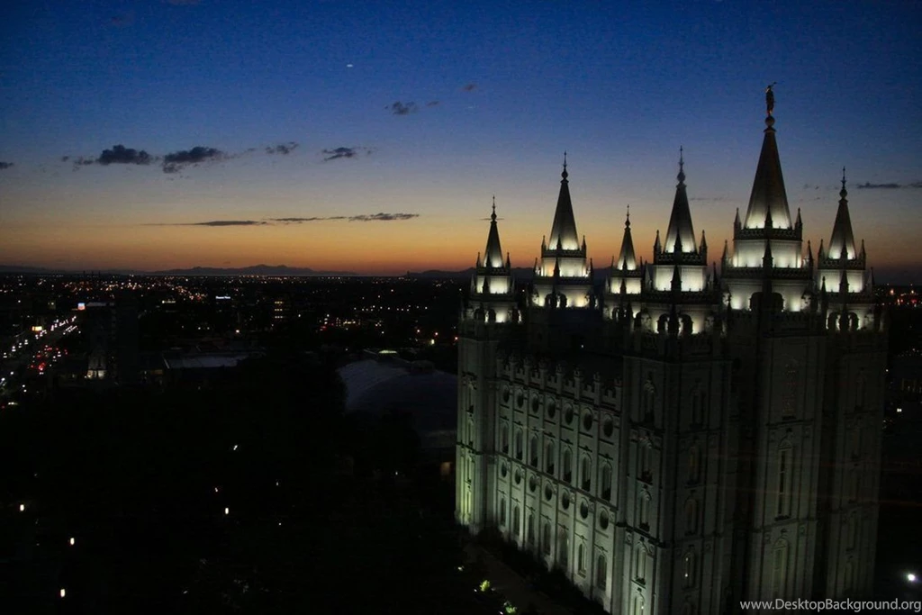 Salt Lake Temple Sundown By Caloxort On DeviantArt