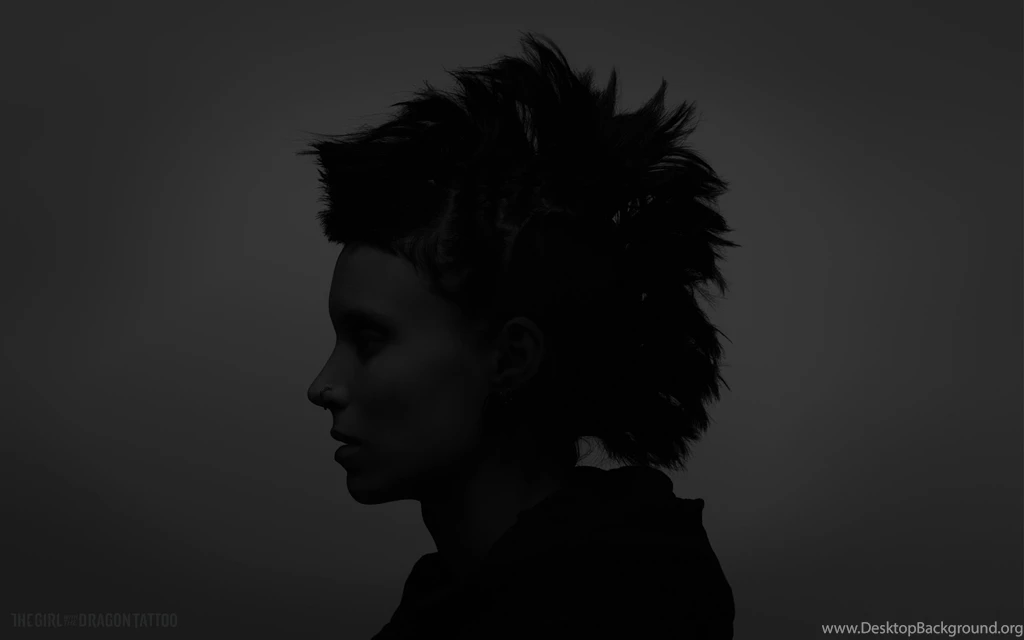 The Girl With The Dragon Tattoo Bw Wallpapers