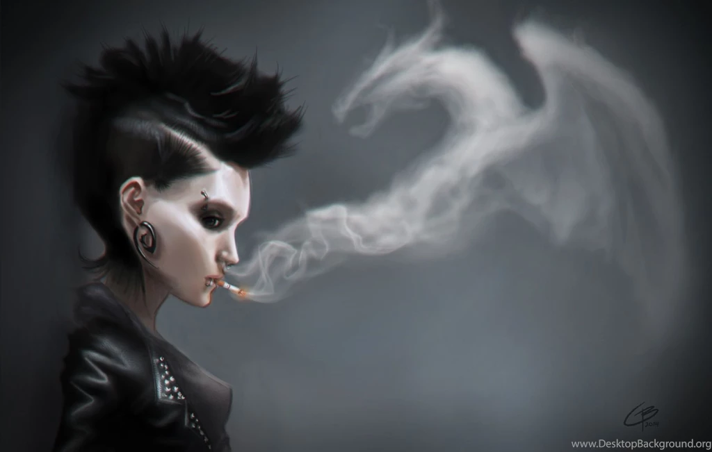 DeviantArt: More Like The Girl With The Dragon Tattoo   Closeup By ...