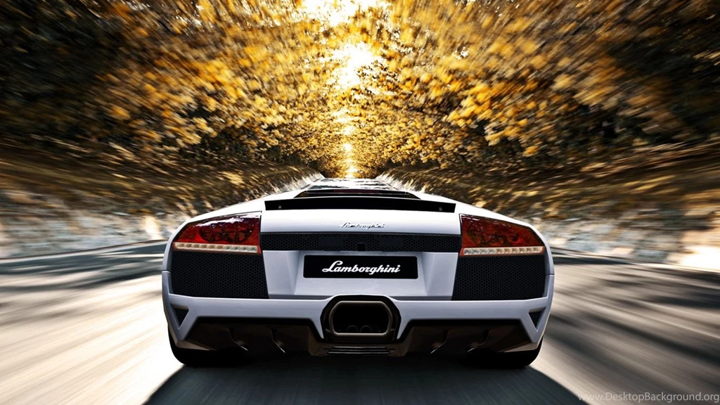 Lamborghini Murcielago In Autumn / Gran Turismo 5 Wallpapers