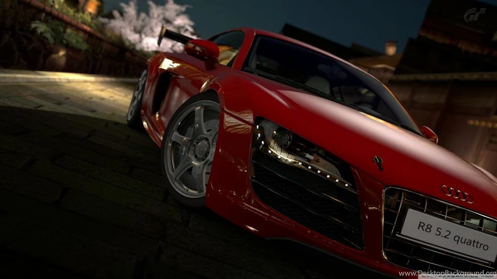 Gran Turismo 5 Audi R8 5 2 Quattro Red HD Desktop Wallpapers ...