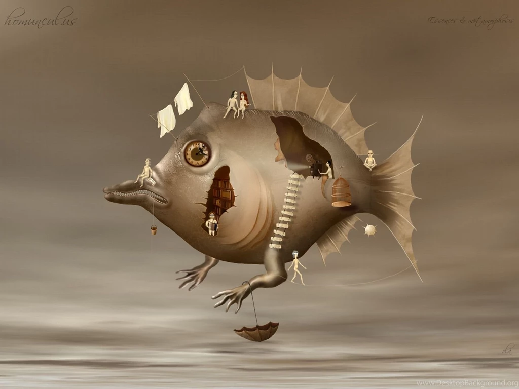 HOMUNCULUS > Wallpapers Fish house
