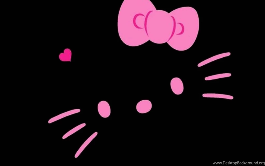 Hello Kitty Wallpapers Black   1490990