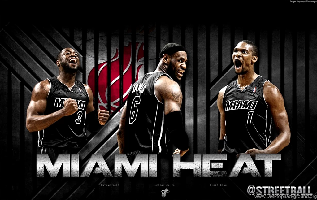Dwyane Wade With LeBron Miami Heat HD Wallpapers 2012 Streetball