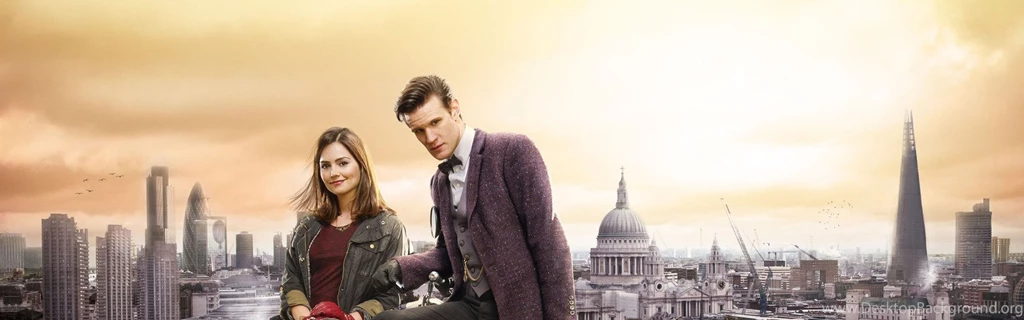 Download Wallpapers 3840x1200 Doctor Who, Matt Smith, Jenna louise ...