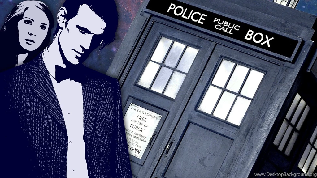 TARDIS Matt Smith Karen Gillan Amy Pond Eleventh Doctor Doctor Who ...