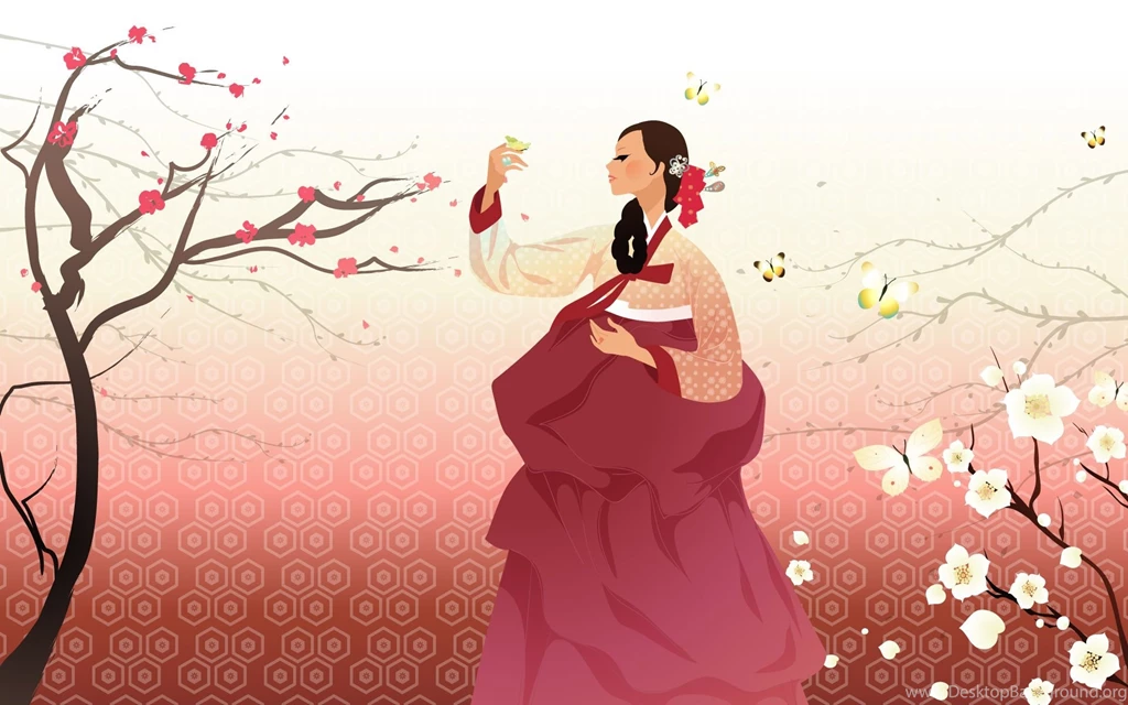 Korean Girl Cartoon Wallpapers