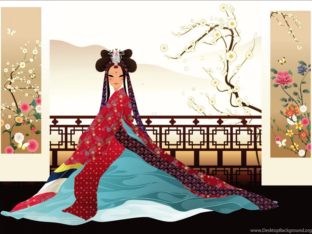Artistic Art Artwork Women Female Girls Girl Woman Asian Oriental ...