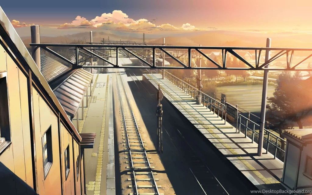 Makoto Shinkai The Place Promised In Our Early Days Train Stations ...